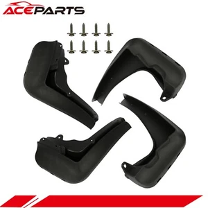 Set of 4 Mud Flaps Splash Mudguards Fits 2012-2018 BMW 3 Series F30 F31 Shields - Picture 1 of 10