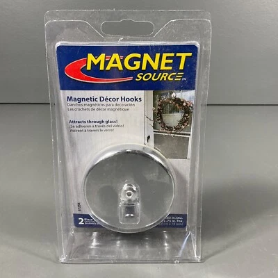 Juego de 2 ganchos magnéticos para decoración Master Magnetics 2,63 pulgadas Diámetro - 07254 Foto 1 de 4