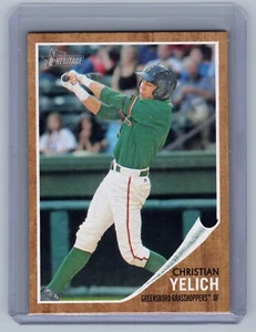 2011 Topps Heritage Minor Christian Yelich Prospect Baseball Card #49; Mint - Picture 1 of 2
