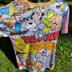 Camiseta para hombre Tom & Jerry • Talla L • Multicolor - Imagen 1 de 4
