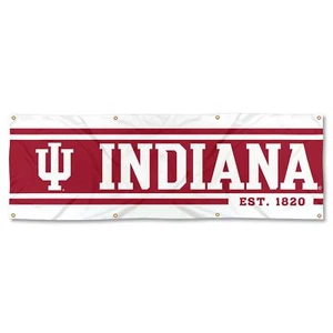Indiana Hoosiers Large 6 Foot Banner - Picture 1 of 5