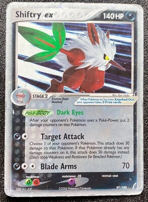Shiftry ex 97/100 - EX Crystal Guardians (2006) Vintage Ultra Rare - HP - Image 1 of 4
