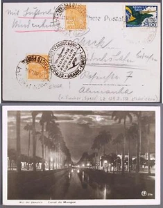 BRAZIL to GERMANY 1936 ZEPPELIN Hindenburg, Killed Radio Operat. Speck Crew Mail - Picture 1 of 5