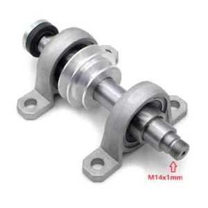 Thread Spindle Shaft Pulley DIY Wood Lathe Headstock 4inch Saw Blade Lathe Part - Picture 1 of 6