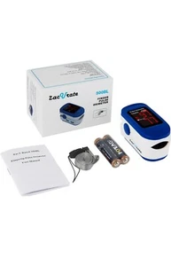 ZAC VRATE 500BL Fingerpulsoximeter Blau/Weiß Neu - Bild 1 von 7