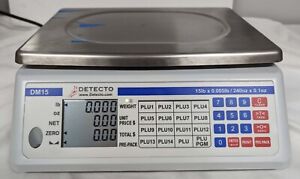 Detecto DM15 Electronic Price Computing Scale, 240 oz x 0.1 oz, NTEP