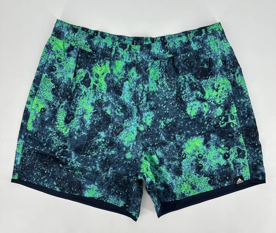 Adidas Melting Salt Reversible Clx Swim Shorts HC8542 Colorful Men's Size M