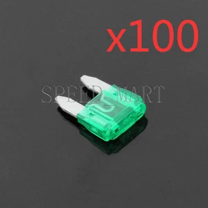 100 PCS 30A Car Trucks Boats SUV Auto HID Light Small Mini Blade Fuse - Picture 1 of 1