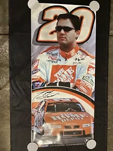 Tony Stewart 2001 Vinyl One Sided Poster NEW Home Depot - Picture 1 of 5