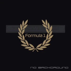 F1 Racing Wreath Decal Sticker Track Racing Circuit Hamilton new 2018 Pair - Bild 1 von 10