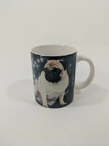 Xpress  PUG Dog Coffee Cup/Mug with Pug History on back side 1994  - Picture 1 of 3