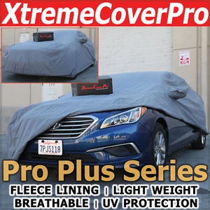 BREATHABLE CAR COVER W/Fleece Dark Gray FOR 2010 2011 2012 2013 2014 HYUNDAI SON - Imagen 1 de 12