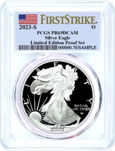 2023 S $1 Limited Edition Proof Set Silver Eagle PCGS PR69 DCAM First Strike - Picture 1 of 2