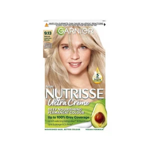 Garnier Nutrisse Permanent Hair Dye Natural Light Ash Blonde 9.13 - Picture 1 of 1