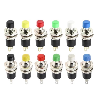 Off-(On) Miniature Momentary Push to Make Button Switch Mini SPST - Image 1 of 4