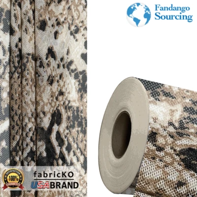 Power Mesh Fabric Printed Snake Skin Printed  See Through Mesh Fabric by the yd - Image 1 of 4