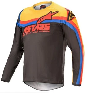 Maglia cross per bambino alpinestars youth racer venom jersey orange - Picture 1 of 1
