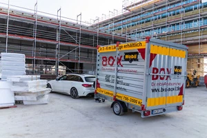 mobiler Arbeitscontainer Bauwagen Lagercontainer Box-Mobil 3 m Variante - Bild 1 von 13