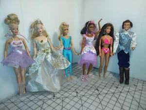 Vtg 90's~00's Barbie Lot 6 Doll's Dominic Princess Of The Pauper,Toy Story +++ - Picture 1 of 18