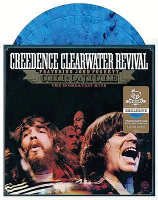 Creedence Clearwater Revival "Chronicle" 2XLP Blue W/ Black Smoke Vinyl 1/5000 - Image 1 of 4