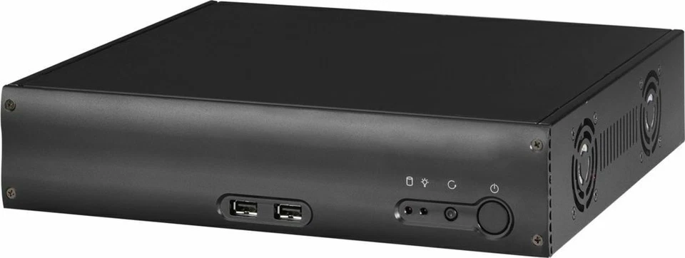 G-Alantic GA630BK GA630 Steel Built Mini ITX Computer PC Case with Power Adapter - Image 1 of 1