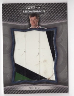 Dale Earnhardt Jr 2010 Press Pass Showcase Prized Pieces Sheet Metal Card /99 EX - Image 1 of 2