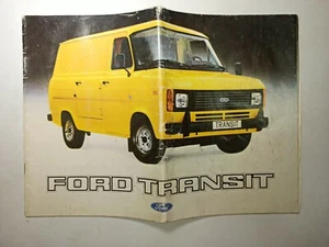 FORD TRANSIT MK2 Brochure Depliant manuale pubblicità Ed. Luglio 1979 - Foto 1 di 12