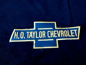 Vintage H.O. Taylor Chevrolet Service Patch Wells River, Vermont - Bild 1 von 2