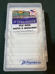Flambeau Outdoors Streamside 2-sided Fly Box Ripple Foam And 10 Compartments - Picture 1 of 2