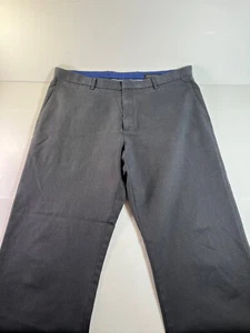 Banana Republic Mens Modern Slim Fit Flat Front Chino Black/Gray 36x31 EUC! - Picture 1 of 8