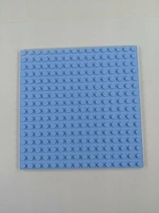 x1 Lego AZURE Baseplate THICK Base Plate Brick Building 16 x 16 Dots FRIENDS moc - Picture 1 of 3