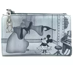 NUOVO LOUNGEFLY X Disney The Haunted House Topolino Flap - Foto 1 di 5