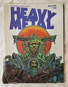 Heavy Metal Magazine May 1978 Druillet Moebius - Picture 1 of 2