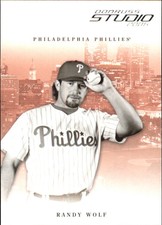 2005 Studio Philadelphia Phillies Baseball Card #221 Randy Wolf