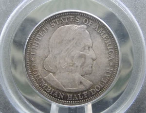1893 Commemorative *COLUMBIAN EXPO* Half Dollar 50c PCGS MS63 #881 OGH Old GREEN - Picture 1 of 6