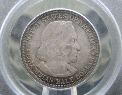 1893 Commemorative *COLUMBIAN EXPO* Half Dollar 50c PCGS MS63 #881 OGH Old GREEN - Image 1 of 4