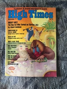 Vintage High Times Magazine Cannabis Marijuana Weed 27th Issue RARE 1977 - Picture 1 of 3
