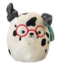 Dog Dustin Dalmatian Squishmallow Red Glasses 8 Inch Kelly Toys NWT Puppy