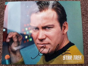 William Shatner Genuine Signed Star Trek Glossy Picture. Perfect Condition - Picture 1 of 3