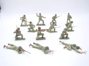 STARLUX - ARMEE - 13 COMBATTANTS - SERIE LUXE - 1965 - 1/32 - ANCIEN - - Picture 1 of 5