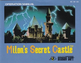 Nintendo NES Instruction Manual Milon's Secret Castle