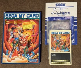 Sega Mark III 3 H.E.R.O. HERO Sega My Card CIB Japan Import US Seller TESTED