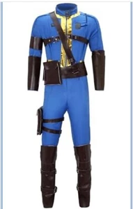 LiuzilaiST Men Maclean Costume Blue Jumpsuit Zipper 111 Uniform Bodysuit New Med - Picture 1 of 4
