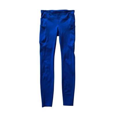 Pantalones ajustados de bolsillo Lululemon Speed Up Jet Stream azules Luxtreme 27" entrepierna talla 4 Foto 1 de 4