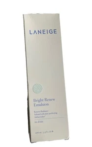 Emulsión LANEIGE Bright Renew renueva el resplandor infundido con melacrusher 3,3 oz nueva - Imagen 1 de 2