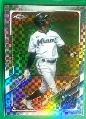 2021 Topps Chrome - Jazz Chisholm #144 X-Fractor (RC) - Image 1 of 2
