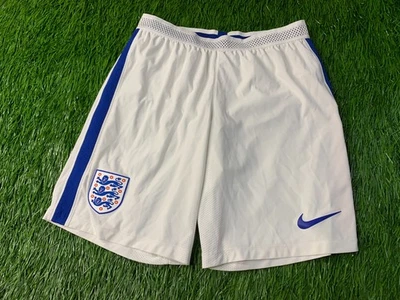 ENGLAND TEAM 2016-2018 FOOTBALL PLAYER ISSUE SHORTS HOME NIKE ORIGINAL SIZE M - Image 1 of 4