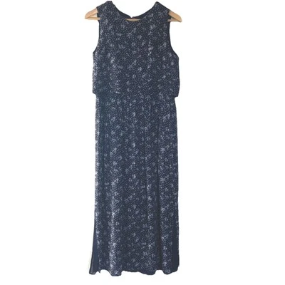 "Vestido midi Spencer Jeremy talla 8 100 % seda detalle de botones cubierto con aberturas laterales de 12""" Foto 1 de 4