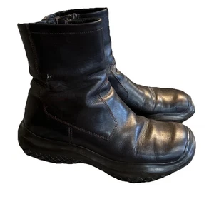 prada vibram boots Serial Number 4410 Vintage Size 36 1/2 Dark Brown Black ? - Picture 1 of 19