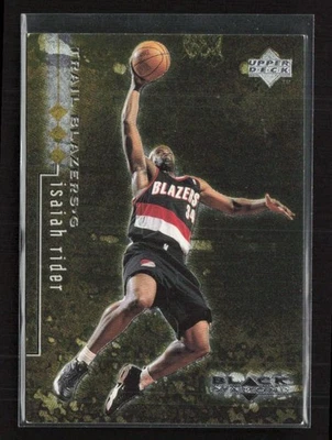 1998-99 Upper Deck Black Diamond #73 Isaiah Rider Triple Diamond #/1500 (LS) - Image 1 of 2